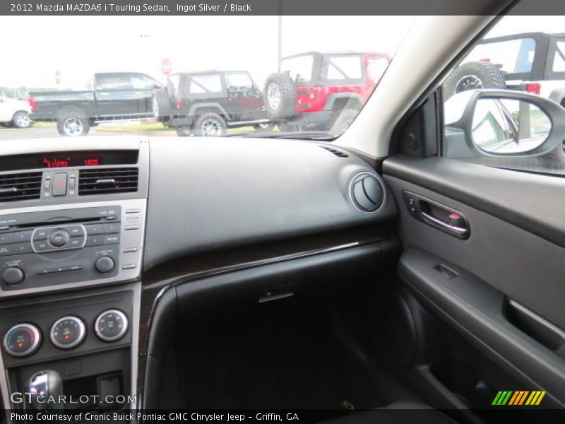 Ingot Silver / Black 2012 Mazda MAZDA6 i Touring Sedan