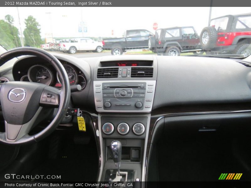 Ingot Silver / Black 2012 Mazda MAZDA6 i Touring Sedan