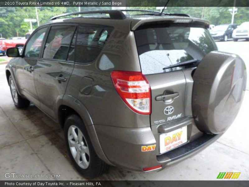 Pyrite Metallic / Sand Beige 2010 Toyota RAV4 Limited V6 4WD