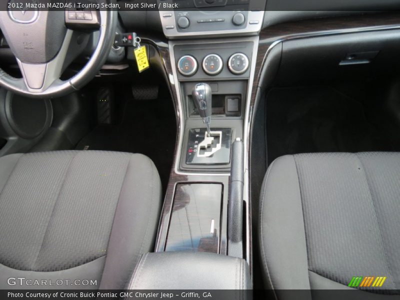 Ingot Silver / Black 2012 Mazda MAZDA6 i Touring Sedan