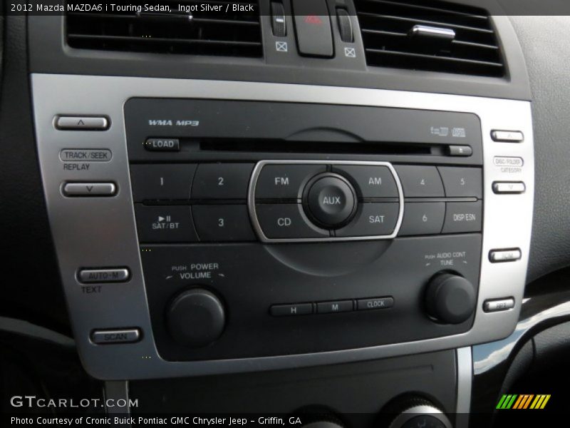 Ingot Silver / Black 2012 Mazda MAZDA6 i Touring Sedan