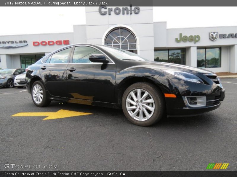 Ebony Black / Black 2012 Mazda MAZDA6 i Touring Sedan