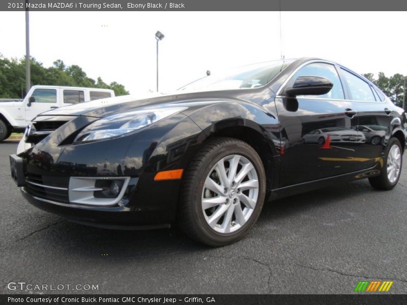 Ebony Black / Black 2012 Mazda MAZDA6 i Touring Sedan