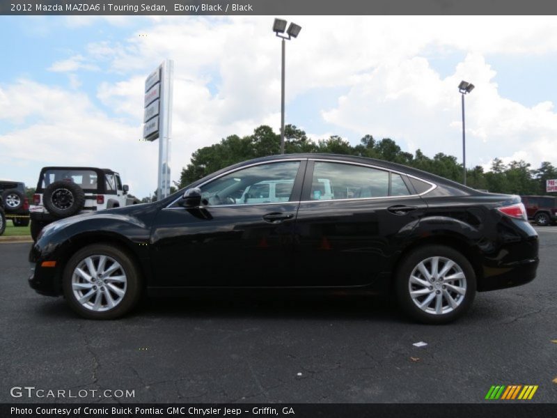 Ebony Black / Black 2012 Mazda MAZDA6 i Touring Sedan