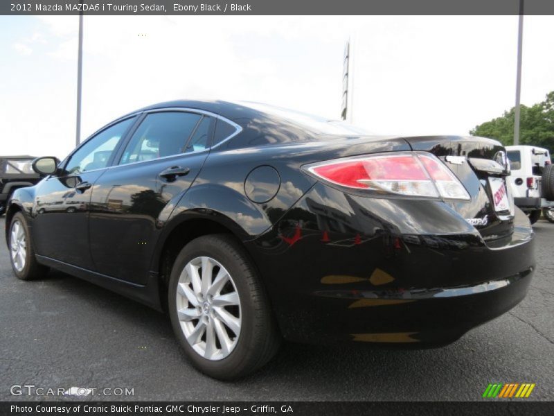 Ebony Black / Black 2012 Mazda MAZDA6 i Touring Sedan