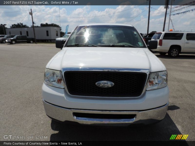 Oxford White / Tan 2007 Ford F150 XLT SuperCab