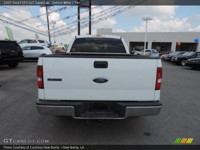 Oxford White / Tan 2007 Ford F150 XLT SuperCab