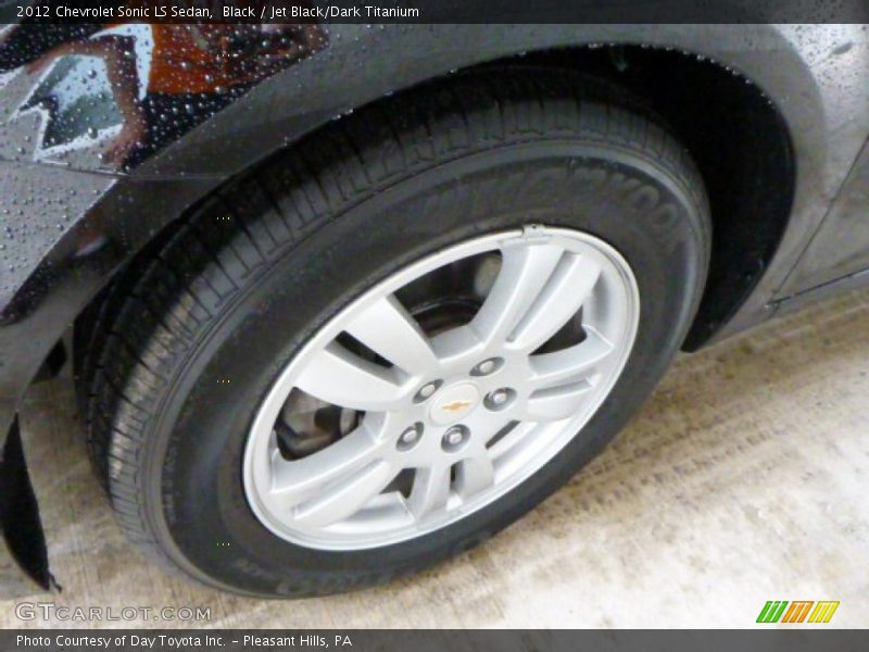 Black / Jet Black/Dark Titanium 2012 Chevrolet Sonic LS Sedan