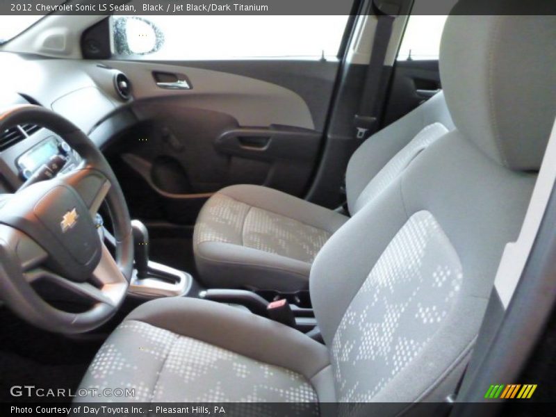 Black / Jet Black/Dark Titanium 2012 Chevrolet Sonic LS Sedan