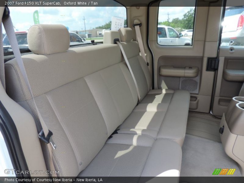 Oxford White / Tan 2007 Ford F150 XLT SuperCab
