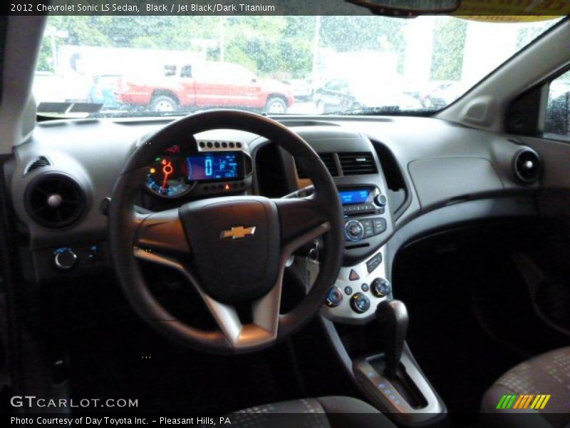 Black / Jet Black/Dark Titanium 2012 Chevrolet Sonic LS Sedan