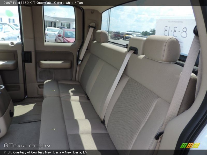 Oxford White / Tan 2007 Ford F150 XLT SuperCab