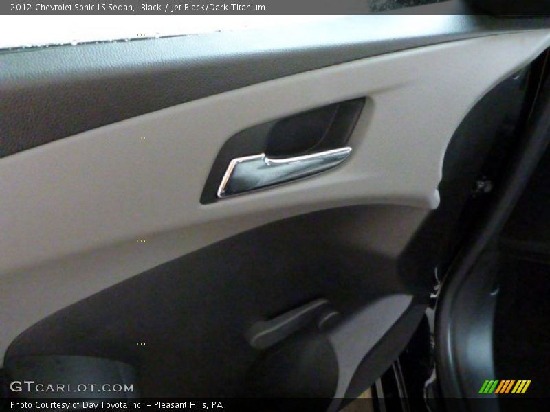 Black / Jet Black/Dark Titanium 2012 Chevrolet Sonic LS Sedan
