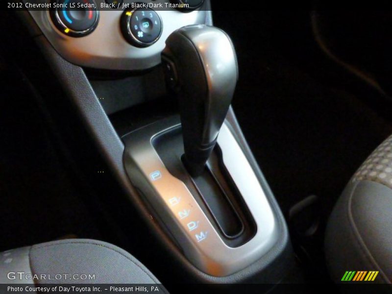 Black / Jet Black/Dark Titanium 2012 Chevrolet Sonic LS Sedan