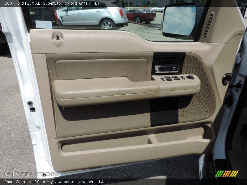 Oxford White / Tan 2007 Ford F150 XLT SuperCab