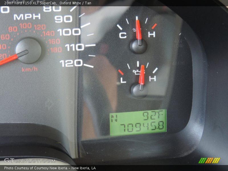 Oxford White / Tan 2007 Ford F150 XLT SuperCab