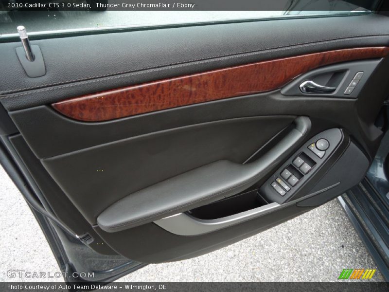 Thunder Gray ChromaFlair / Ebony 2010 Cadillac CTS 3.0 Sedan