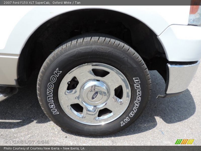 Oxford White / Tan 2007 Ford F150 XLT SuperCab