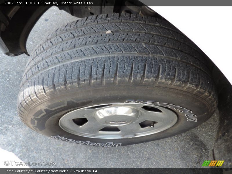 Oxford White / Tan 2007 Ford F150 XLT SuperCab