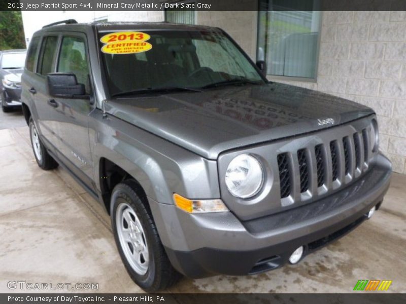 Mineral Gray Metallic / Dark Slate Gray 2013 Jeep Patriot Sport 4x4