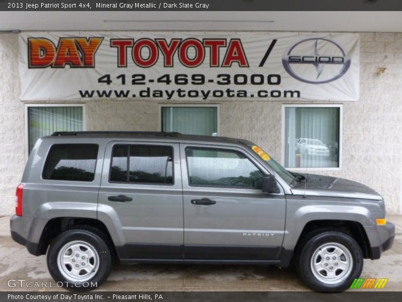 Mineral Gray Metallic / Dark Slate Gray 2013 Jeep Patriot Sport 4x4