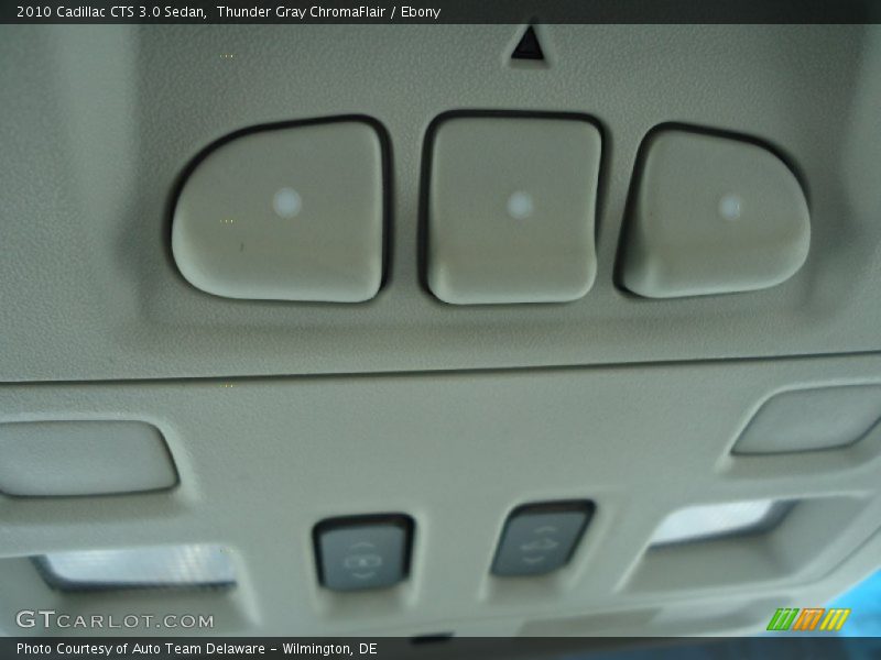 Thunder Gray ChromaFlair / Ebony 2010 Cadillac CTS 3.0 Sedan