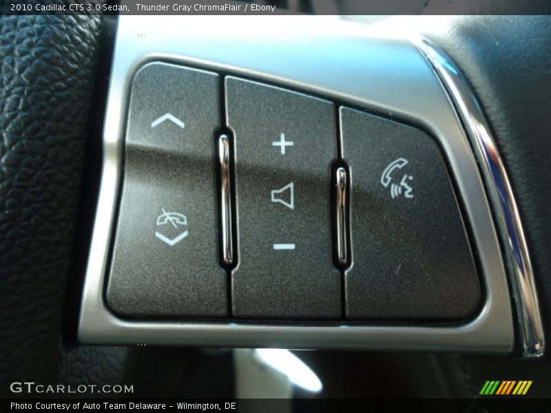Thunder Gray ChromaFlair / Ebony 2010 Cadillac CTS 3.0 Sedan