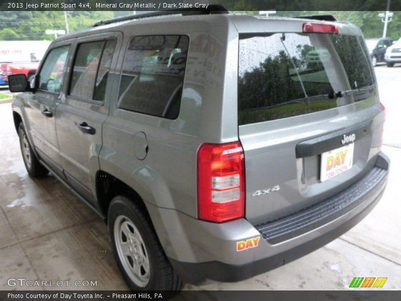 Mineral Gray Metallic / Dark Slate Gray 2013 Jeep Patriot Sport 4x4