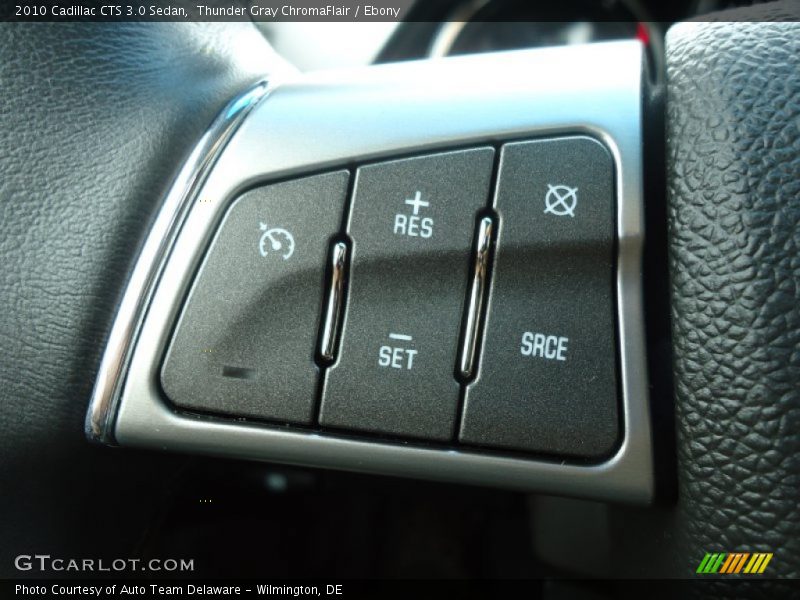 Thunder Gray ChromaFlair / Ebony 2010 Cadillac CTS 3.0 Sedan
