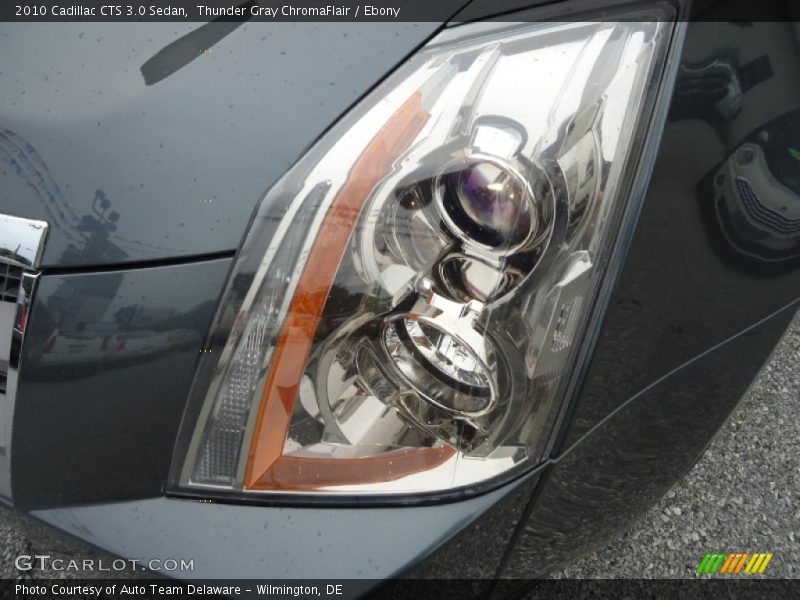 Thunder Gray ChromaFlair / Ebony 2010 Cadillac CTS 3.0 Sedan
