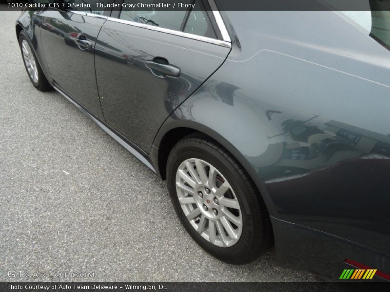 Thunder Gray ChromaFlair / Ebony 2010 Cadillac CTS 3.0 Sedan