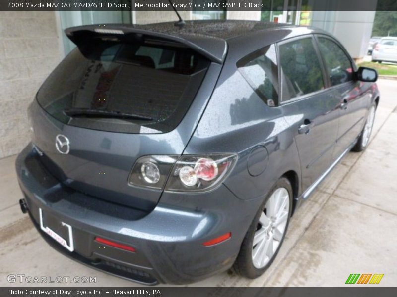 Metropolitan Gray Mica / MAZDASPEED Black 2008 Mazda MAZDA3 MAZDASPEED Sport