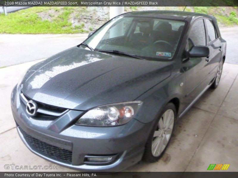 Metropolitan Gray Mica / MAZDASPEED Black 2008 Mazda MAZDA3 MAZDASPEED Sport