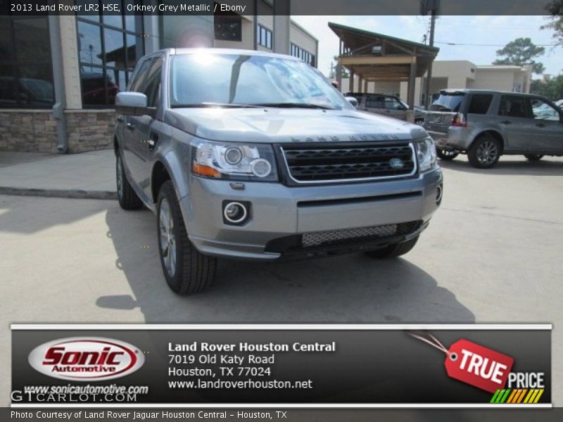 Orkney Grey Metallic / Ebony 2013 Land Rover LR2 HSE