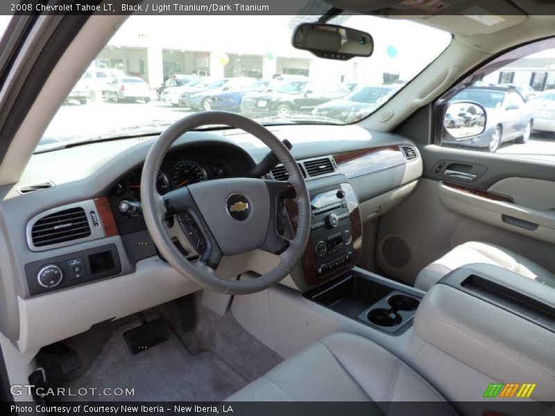 Black / Light Titanium/Dark Titanium 2008 Chevrolet Tahoe LT