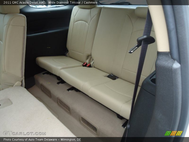 White Diamond Tintcoat / Cashmere 2011 GMC Acadia Denali AWD