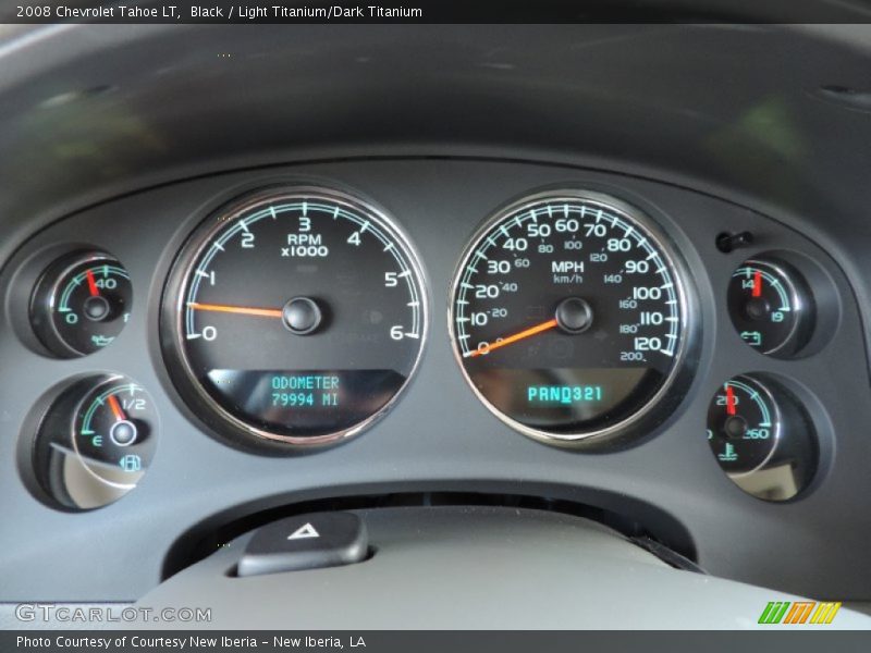 Black / Light Titanium/Dark Titanium 2008 Chevrolet Tahoe LT