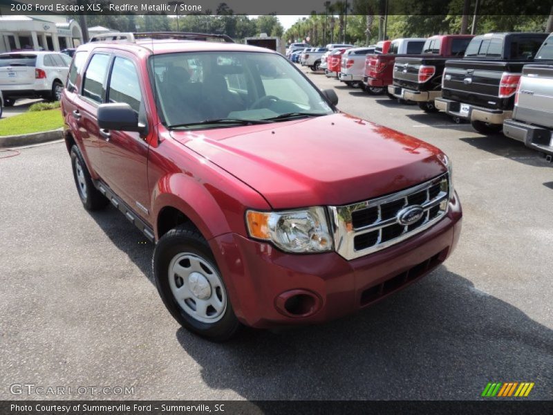 Redfire Metallic / Stone 2008 Ford Escape XLS