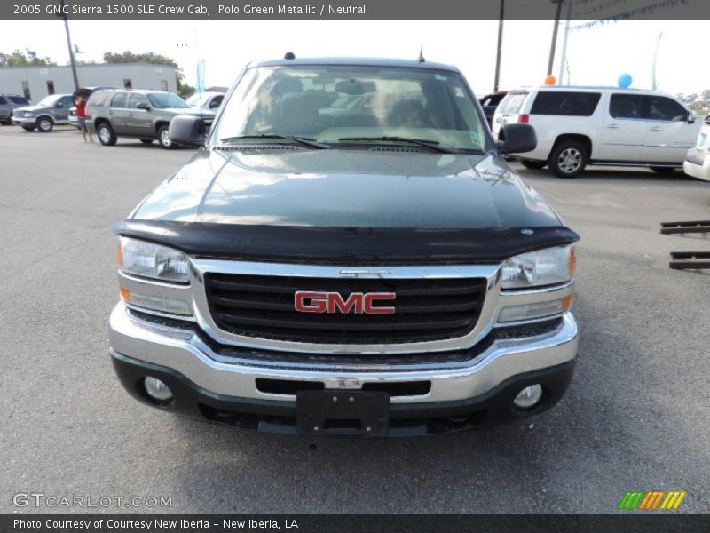 Polo Green Metallic / Neutral 2005 GMC Sierra 1500 SLE Crew Cab