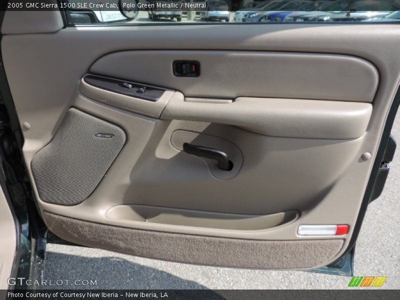 Polo Green Metallic / Neutral 2005 GMC Sierra 1500 SLE Crew Cab