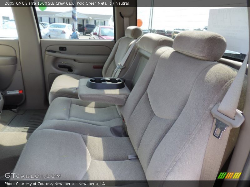 Polo Green Metallic / Neutral 2005 GMC Sierra 1500 SLE Crew Cab