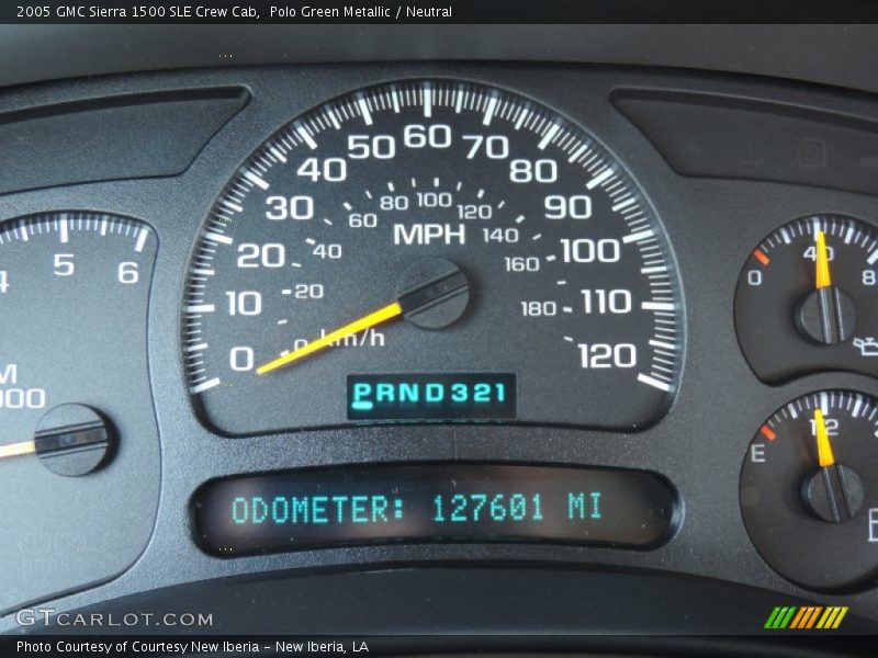 Polo Green Metallic / Neutral 2005 GMC Sierra 1500 SLE Crew Cab