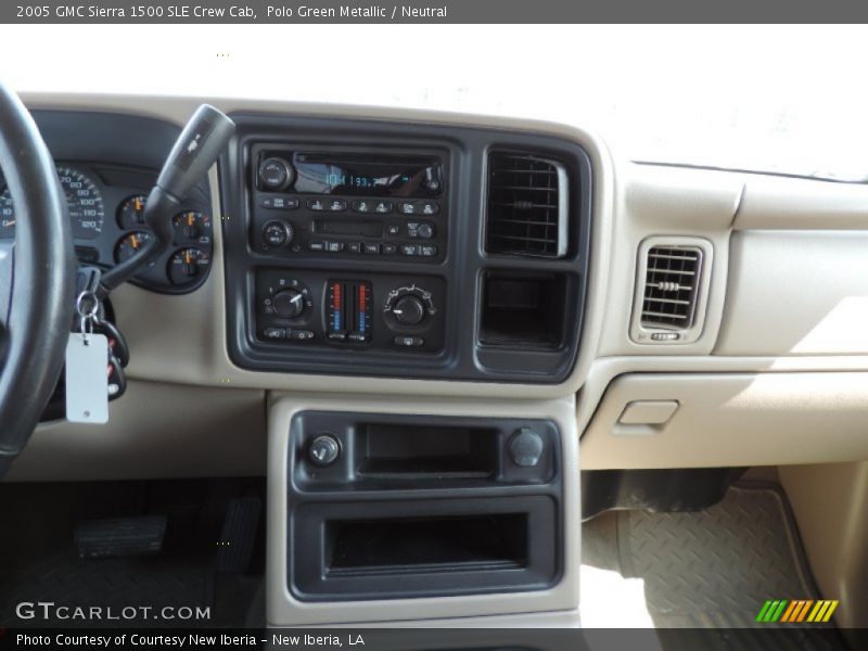 Polo Green Metallic / Neutral 2005 GMC Sierra 1500 SLE Crew Cab