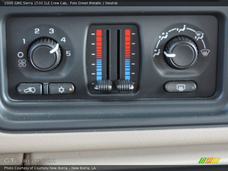 Polo Green Metallic / Neutral 2005 GMC Sierra 1500 SLE Crew Cab