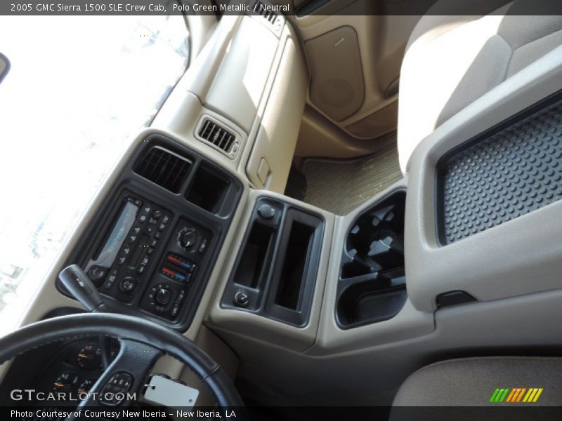 Polo Green Metallic / Neutral 2005 GMC Sierra 1500 SLE Crew Cab
