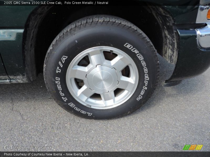 Polo Green Metallic / Neutral 2005 GMC Sierra 1500 SLE Crew Cab