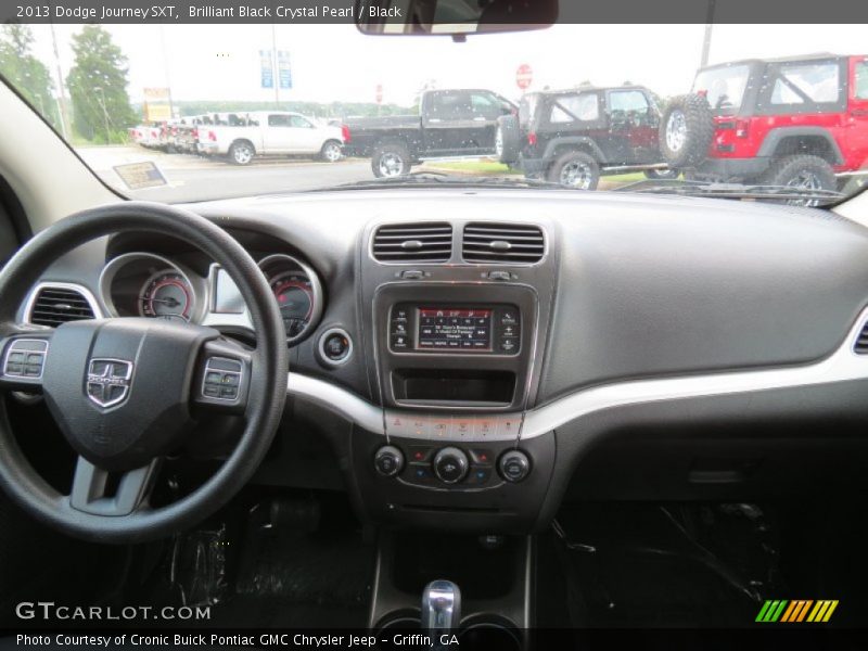 Brilliant Black Crystal Pearl / Black 2013 Dodge Journey SXT