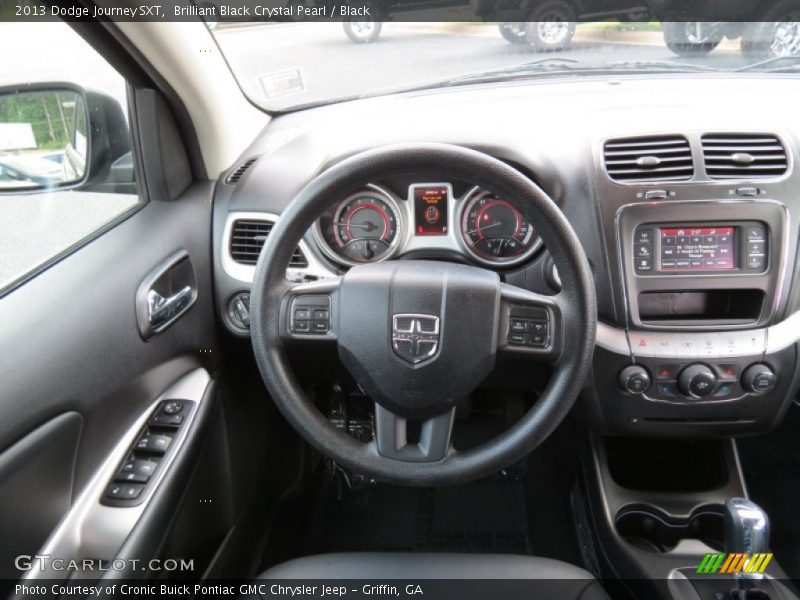 Brilliant Black Crystal Pearl / Black 2013 Dodge Journey SXT