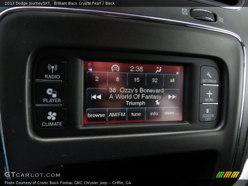 Brilliant Black Crystal Pearl / Black 2013 Dodge Journey SXT