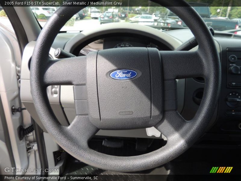 Silver Metallic / Medium Flint Grey 2005 Ford F150 STX SuperCab